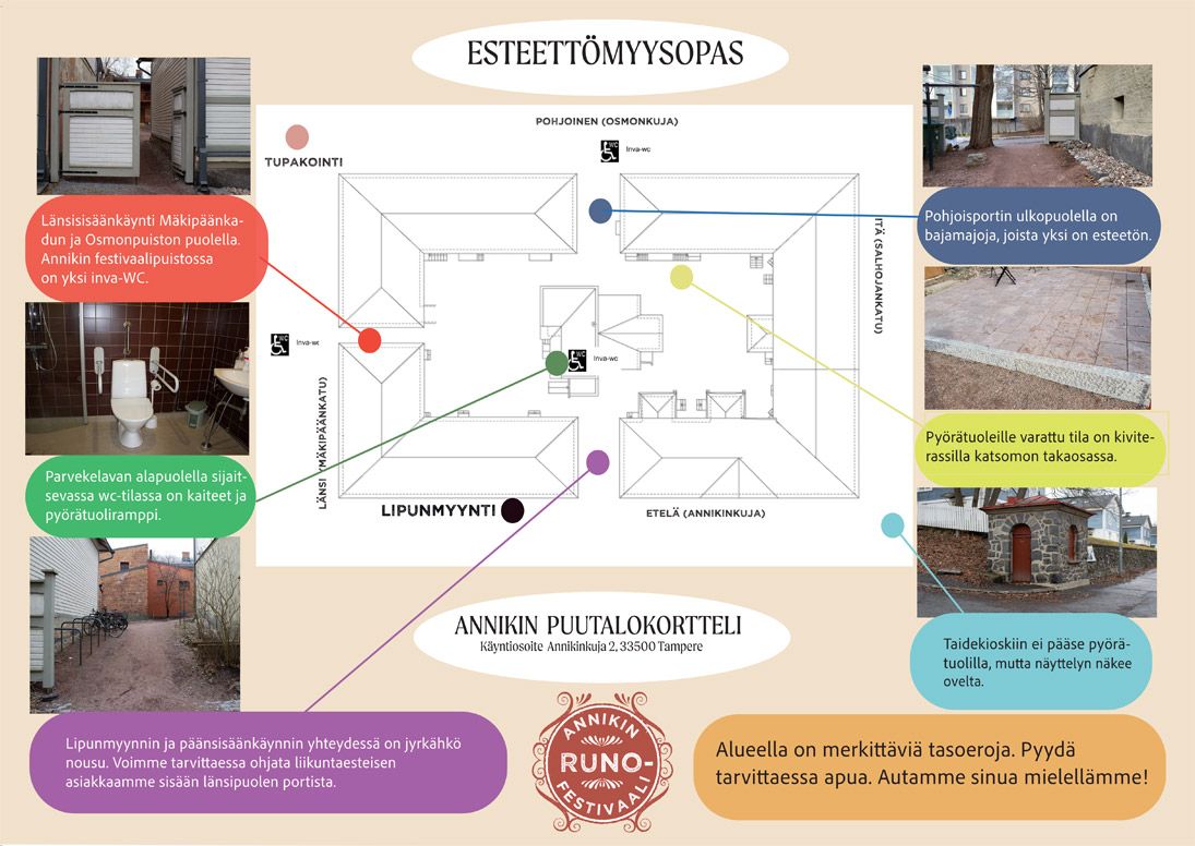 Annikin Runofestivaalin esteettömyysopas 2026