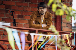 Proosalavalla Tommi Liimatta. Kuva: Eino Ansio.